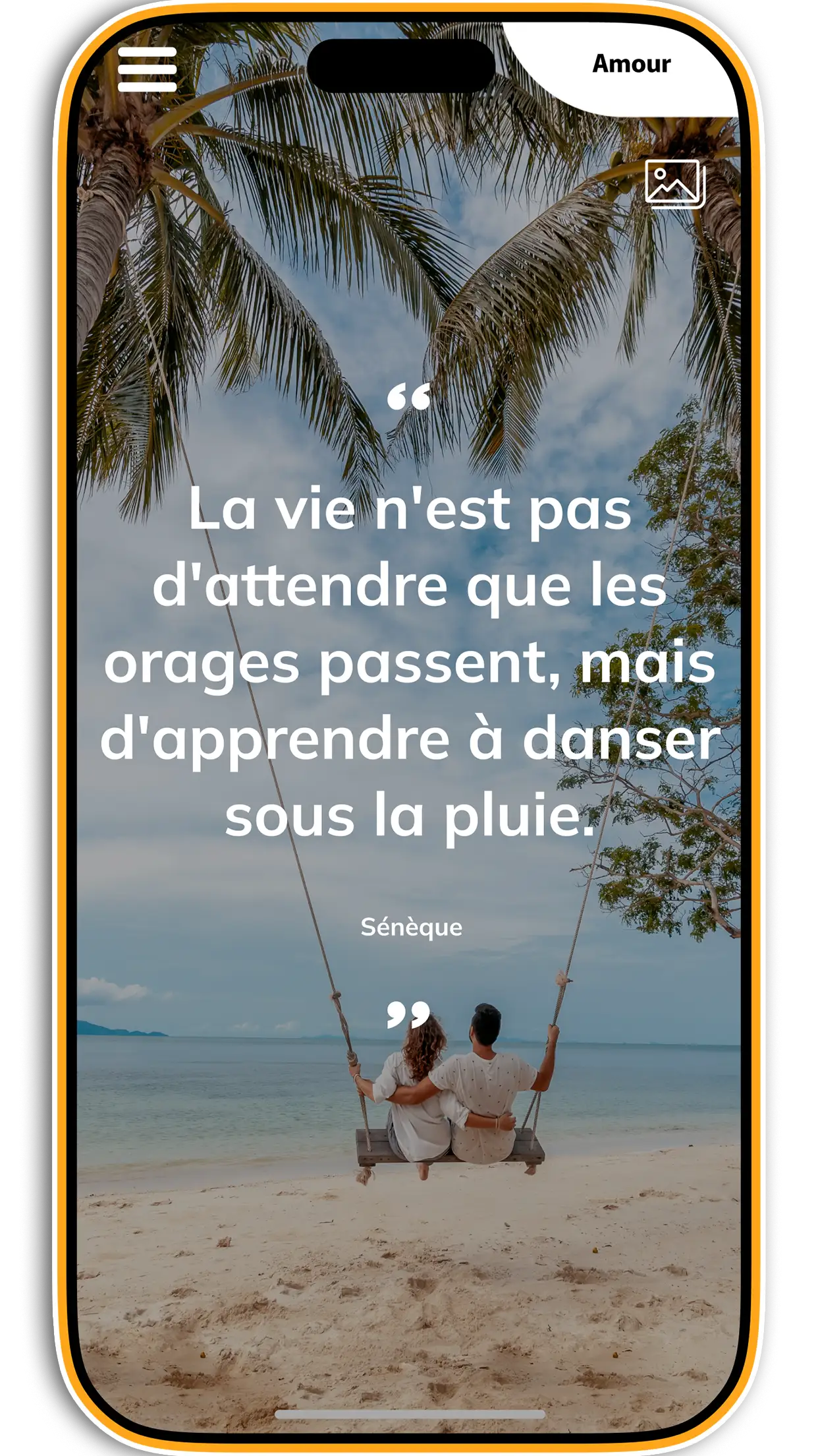 Télécharger l'application Citations & Inspirations afin de booster votre vie sur l'Apple Store